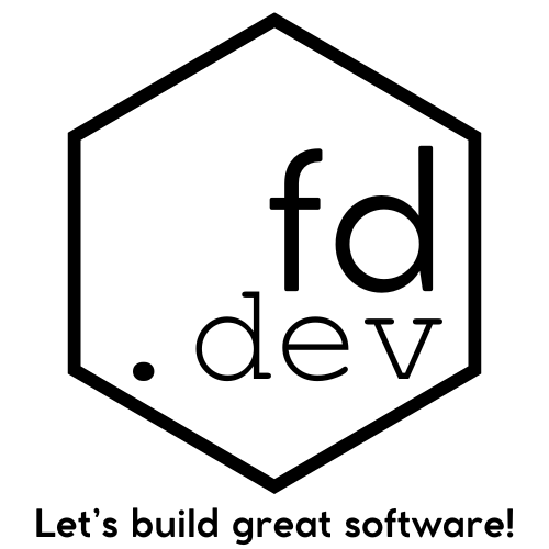 Hexagonal logo and motto